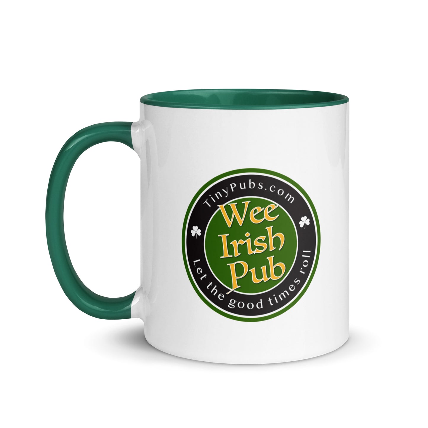 Wee Irish Pub Mug with Color Inside